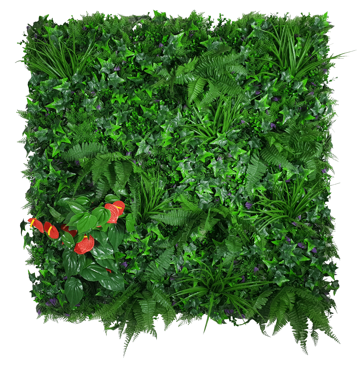 Mixed Jungle Vertical Garden UV Stabilised 1m X 1m