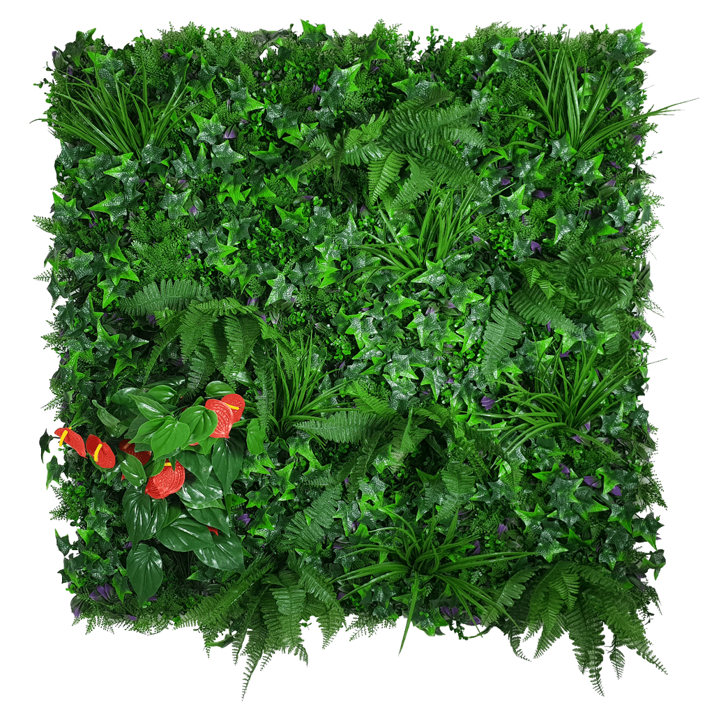 Mixed Jungle Vertical Garden UV Stabilised 1m X 1m