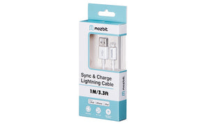 Mozbit 1M Lightning To USB Charge & Sync Cable