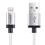 Mozbit 2M Aluminium Nylon Lightning Sync & Charge Cable