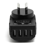 Mozbit 3.4A 4-Port USB Wall Charger