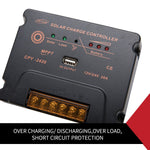 MPPT Solar Charge Controller Solar Panel Battery Regulator 12-24V 20A With USB