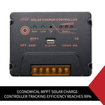 MPPT Solar Charge Controller Solar Panel Battery Regulator 12-24V 20A With USB