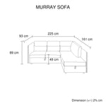 Murray Corner Sofa Bed Grey