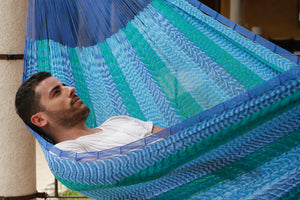 Jumbo Size Nylon Plus Hammock in Caribe