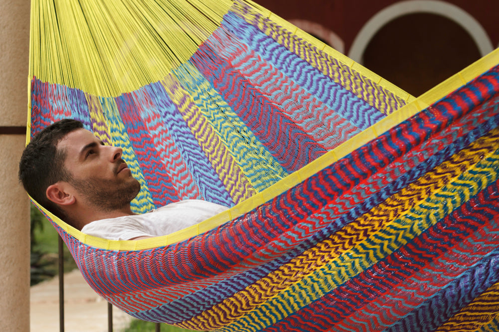 King Size Nylon Plus Hammock in Confeti