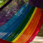King Nylon Plus Hammock in Rainbow