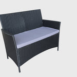 Ravello 4 Piece Rattan Sofa Set - Polywood Table