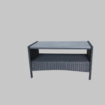 Ravello 4 Piece Rattan Sofa Set - Polywood Table