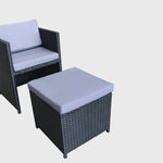 Messina 9 Piece Rattan Dining Set - Polywood Table