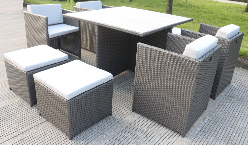 Messina 9 Piece Rattan Dining Set