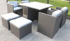 Messina 9 Piece Rattan Dining Set