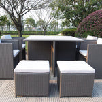 Messina 9 Piece Rattan Dining Set