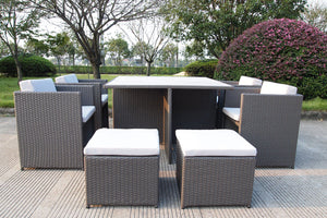 Messina 9 Piece Rattan Dining Set