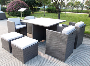 Messina 9 Piece Rattan Dining Set