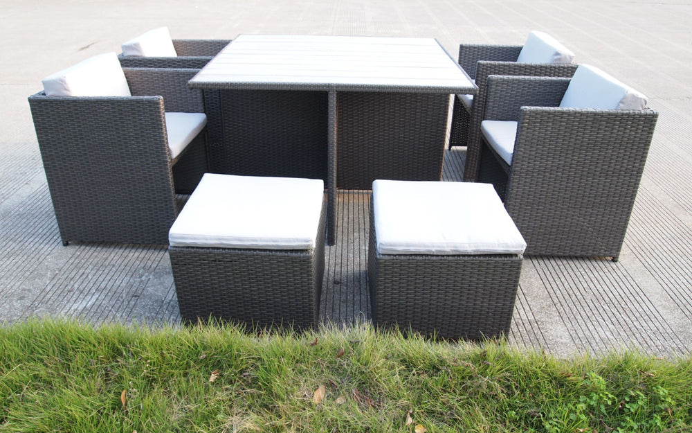 Messina 9 Piece Rattan Dining Set
