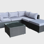 Levanzo Super Modular With Chaise and Table