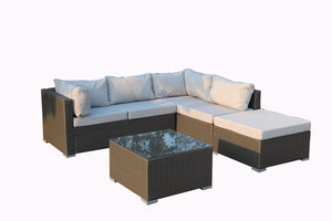 Levanzo Super Modular With Chaise and Table