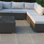 Levanzo Super Modular With Chaise and Table