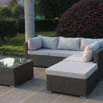 Levanzo Super Modular With Chaise and Table