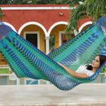 Queen Size Outdoor Cotton Hammock in Caribe