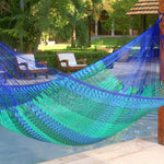 Queen Size Outdoor Cotton Hammock in Caribe