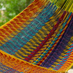 King Size Outdoor Cotton Hammock in Confeti