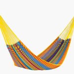 King Size Outdoor Cotton Hammock in Confeti