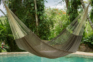 Jumbo Size Outdoor Cotton Hammock in Dream Sands
