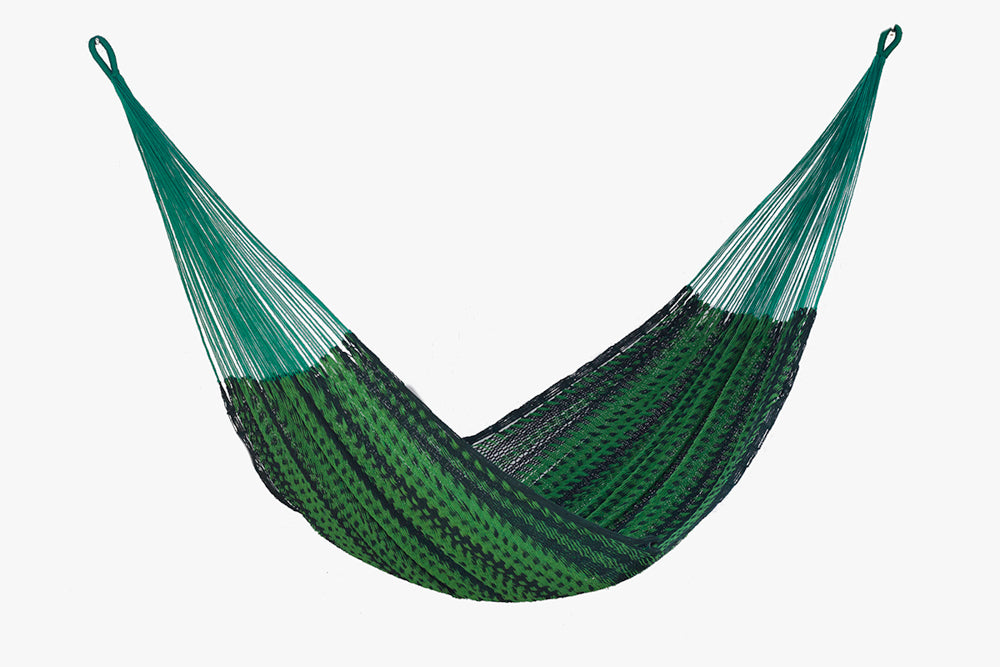 Jumbo Size Outdoor Cotton Hammock in Jardin