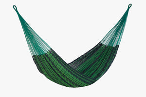 Jumbo Size Outdoor Cotton Hammock in Jardin