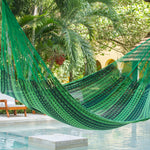 Jumbo Size Outdoor Cotton Hammock in Jardin