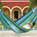 Jumbo Size Outdoor Cotton Hammock in Oceanica