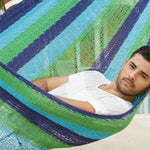 Jumbo Size Outdoor Cotton Hammock in Oceanica