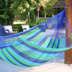 Jumbo Size Outdoor Cotton Hammock in Oceanica