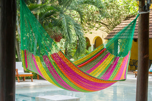 Jumbo Size Outdoor Cotton Hammock in Radiante