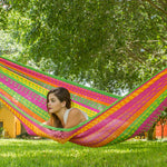 Queen Size Outdoor Cotton Hammock in Radiante