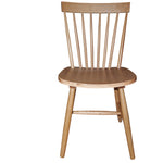 Set of 2 Dining Chairs  Ari Solid Oak Spindle back Chairs