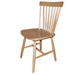 Set of 2 Dining Chairs  Ari Solid Oak Spindle back Chairs