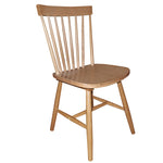 Set of 2 Dining Chairs  Ari Solid Oak Spindle back Chairs