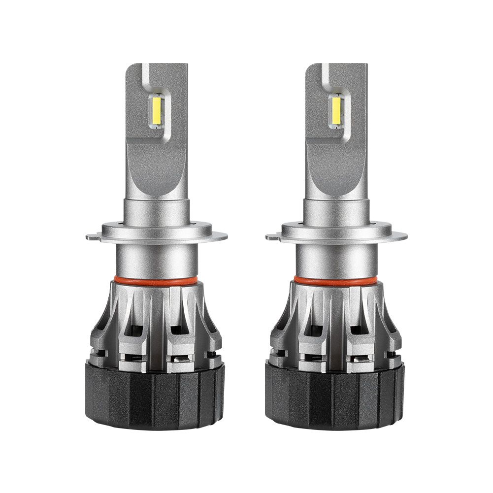 Pair LED Headlight Kit Driving Lamp CSP H7 High Low Beam Canbus ERROR FREE