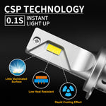 2 x LED Headlight Kit Driving Lamp CSP H7 High Low Beam Canbus ERROR FREE