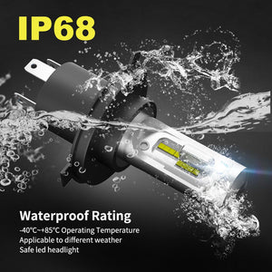 Pair LED Headlight Kit Driving Lamp H4 HB2 9003 High Low Beam 12000LM pair