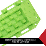 Pair Recovery Tracks Green Sand Mud Snow Grass Track 4WD 4x4 ATV CAR Offroad 10T