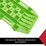 Pair Recovery Tracks Green Sand Mud Snow Grass Track 4WD 4x4 ATV CAR Offroad 10T