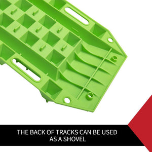 Pair Recovery Tracks Green Sand Mud Snow Grass Track 4WD 4x4 ATV CAR Offroad 10T
