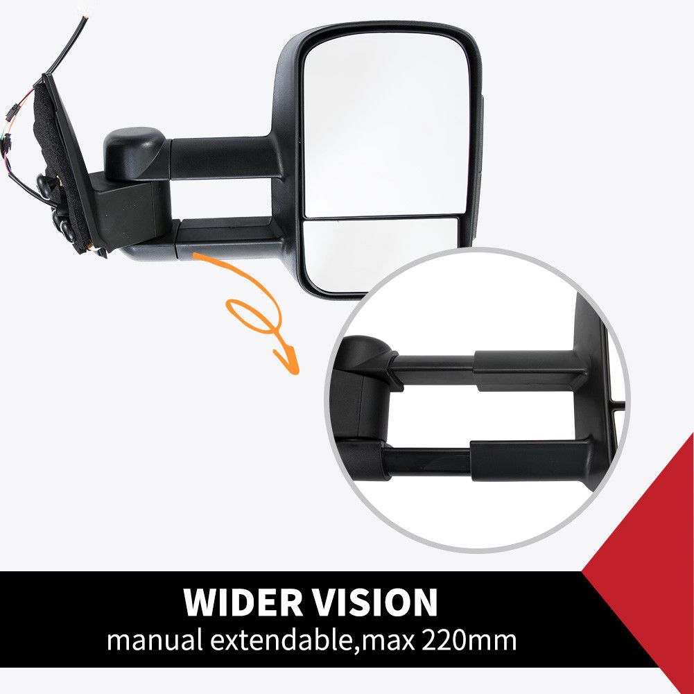 2pcs Towing Extendable Mirrors Toyota Prado 150 Series Wagon Nov 20092009 ÃÂÃÂ¢ÃÂÃÂÃÂÃÂ on