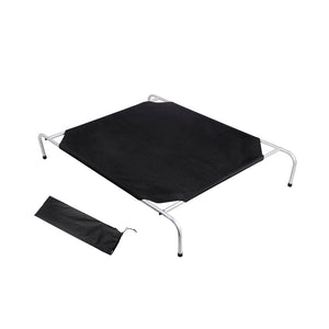 i.Pet Large Canvash Heavy Duty Pet Trampoline - Black