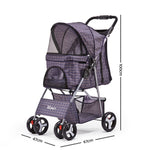 Pet 4 Wheel Pet Stroller - Blue