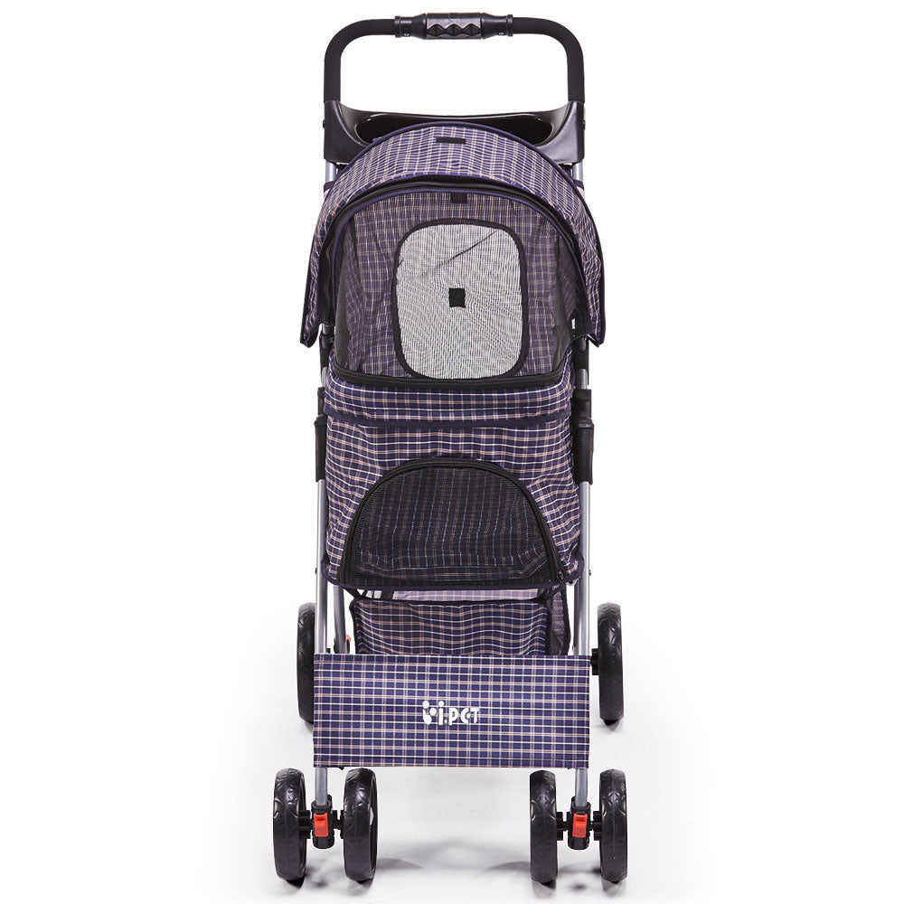 Pet 4 Wheel Pet Stroller - Blue